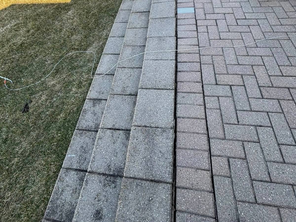 concrete stairs newly installed